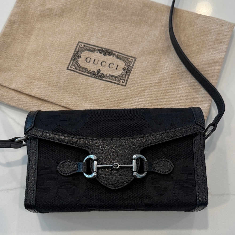 Gucci Horsebit 1955 Jumbo GG Mini Bag